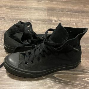 All black converse
